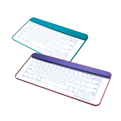 ガラス製ワイヤレスキーボード　Q-gadget KB02 Amazon.co.jp: [UPQ] Q-gadget KB02/NR ガラス製キーボード兼